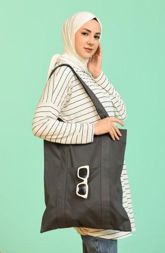 Gray Shoulder Bag 0151-09