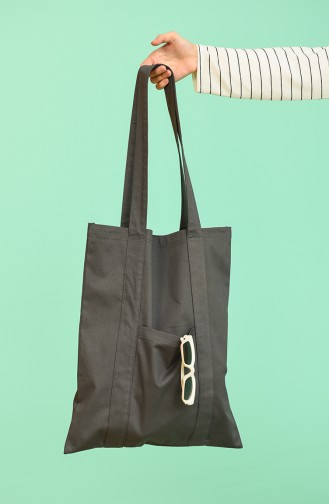 Grau Schultertasche 0151-09