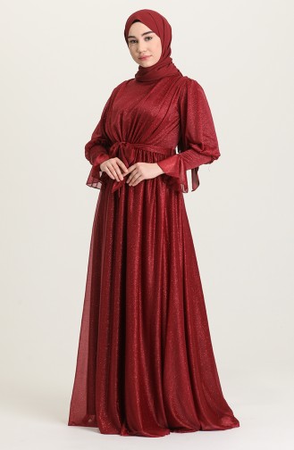 Habillé Hijab Bordeaux 5367-10