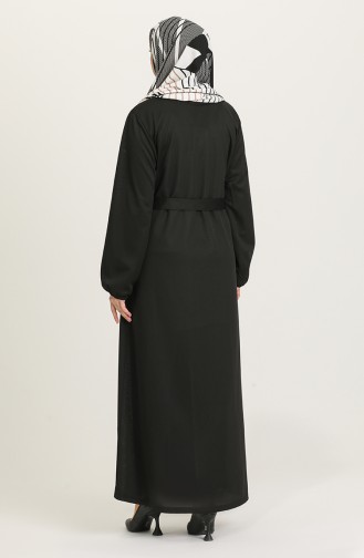 Black Hijab Dress 4015-01