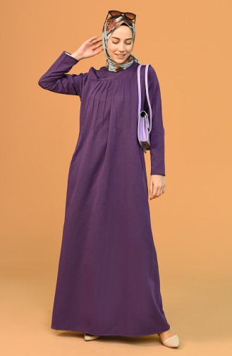 Purple Hijab Dress 3274-01