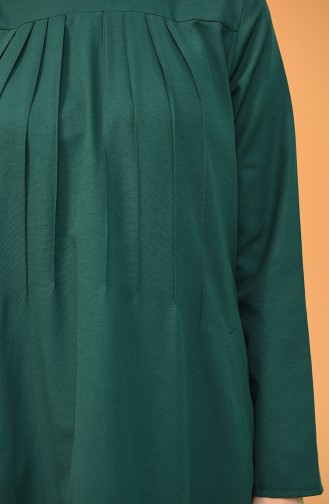 Emerald Green Hijab Dress 3274-08