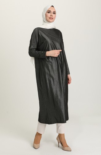 Yarasa Kol Mevsimlik Tunik 8306-01 Siyah