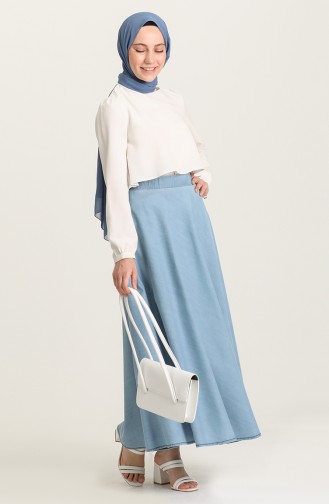 Ice Blue Skirt 1020216ETK-01