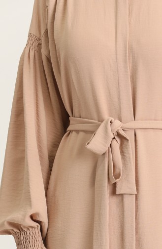 Beige Abaya 8042-03