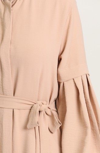 Beige Abayas 8043-02