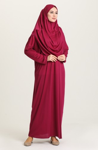 Fuchsia Praying Dress 0900B-01