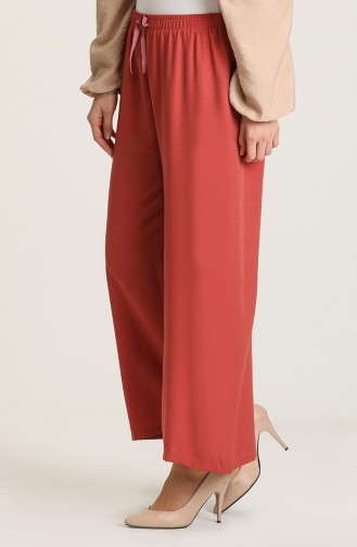 Pantalon Couleur brique 4420-05
