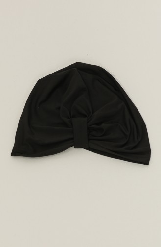 Schwarz Hijab Badeanzug 02167B-01