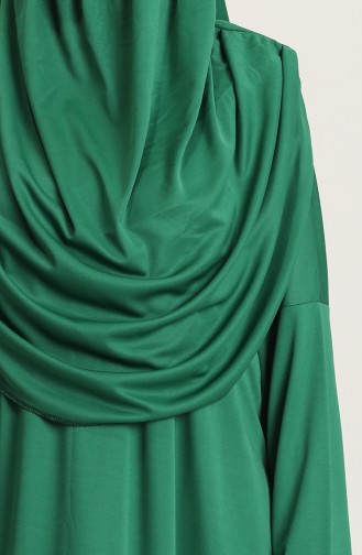 Sefamerv Large size Practical Prayer Dress With Bag 0900B-04 Emerald Green 0900B-04