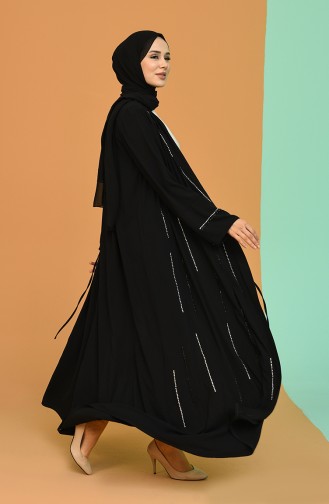 Black Abaya 8041-01