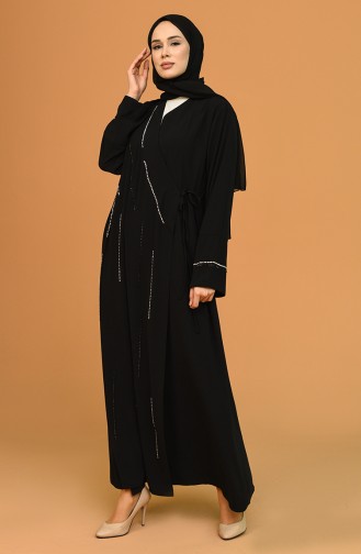 Black Abaya 8041-01