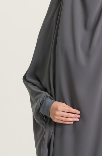 Tek Parça Tesettür Çarşaf 0002-06 Gri