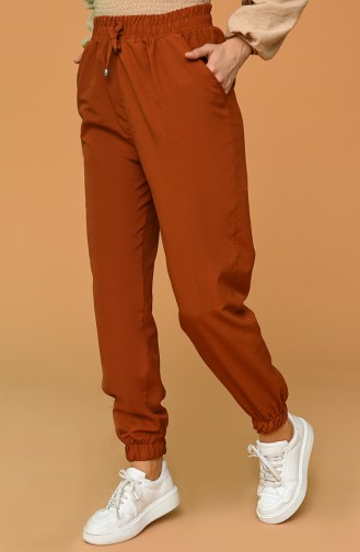 Brick Red Pants 0191-08