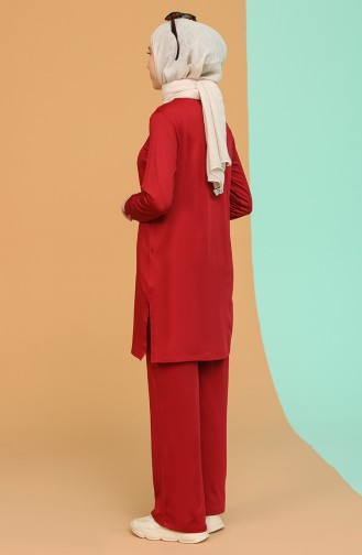 Claret Red Suit 1001-02