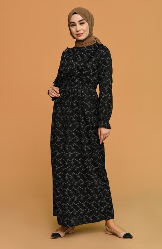 Robe Hijab Noir 21Y8338-01