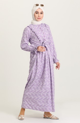 Robe Hijab Lila 21Y8338-03