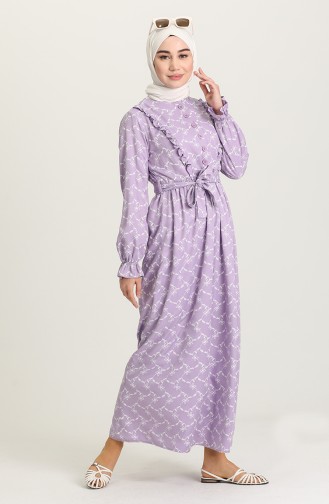 Violet Hijab Dress 21Y8338-03