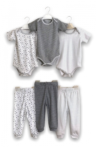Gray Baby and Children`s Set 1900-01