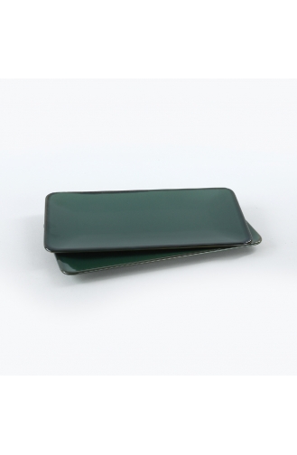 Keramika Zümrüt Siera Kayık Tabak 33 Cm 2 Adet ST032002FRA5A839700MAKYK00-01 Zümrüt Yeşili