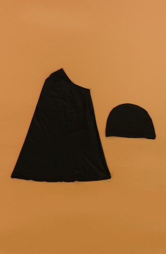 Maillot de Bain Hijab Noir 212011-03