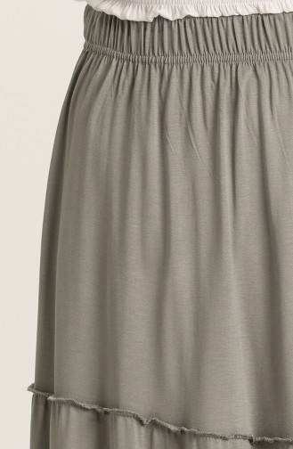 Light Khaki Green Skirt 8309-02