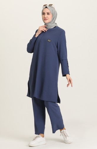 Aerobin Tunik Pantolon Ikili Takım 2682-05 İndigo