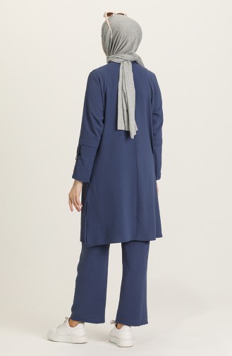 Aerobin Tunik Pantolon Ikili Takım 2682-05 İndigo