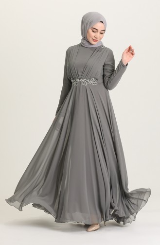 Habillé Hijab Gris 4212-02