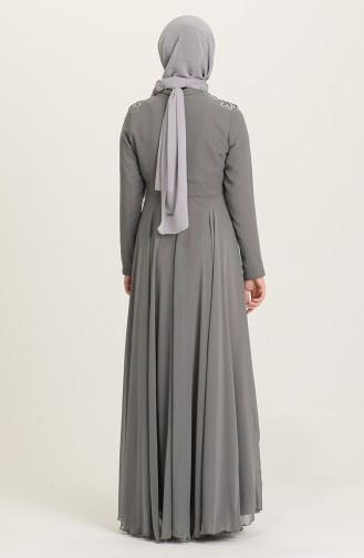 Habillé Hijab Gris 4212-02
