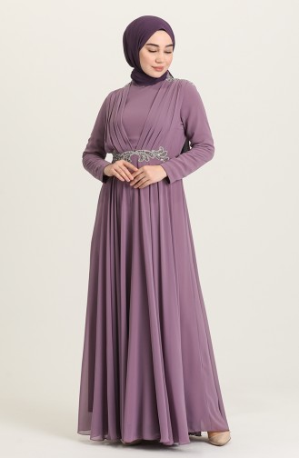 Habillé Hijab Lila 4212-05