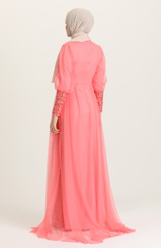 Habillé Hijab Corail 5346-14