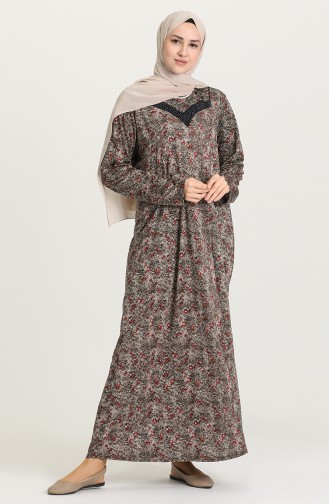 Robe Hijab Bordeaux 4831-01
