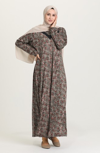 Robe Hijab Bordeaux 4831-01