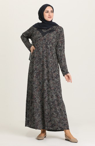 Green Hijab Dress 4831A-01