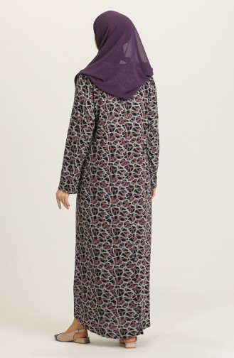 Robe Hijab Rose Pâle 4831B-02