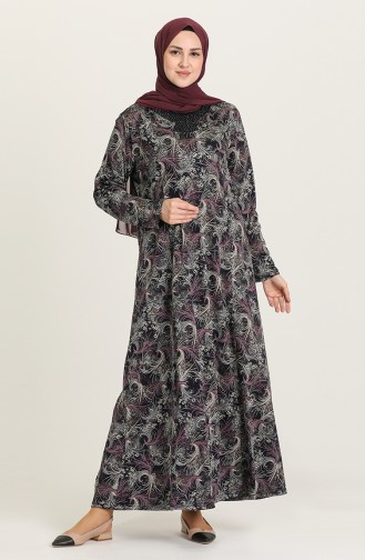 Robe Hijab Plum 4847-01