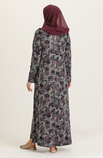 Robe Hijab Plum 4847-01