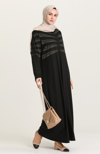 Robe Hijab Noir 4925-01