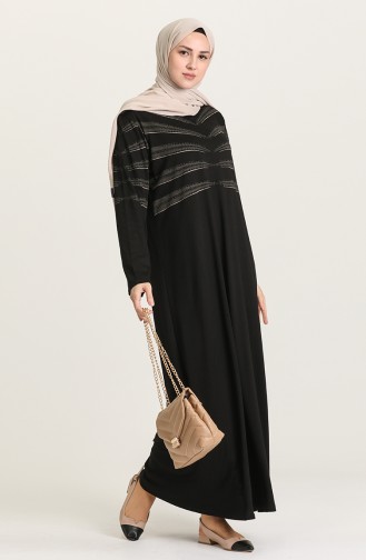 Black İslamitische Jurk 4925-01