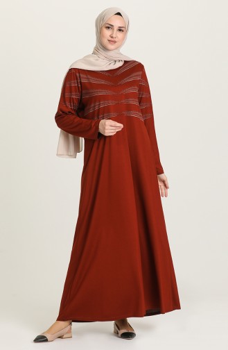 Robe Hijab Tabac 4925-06