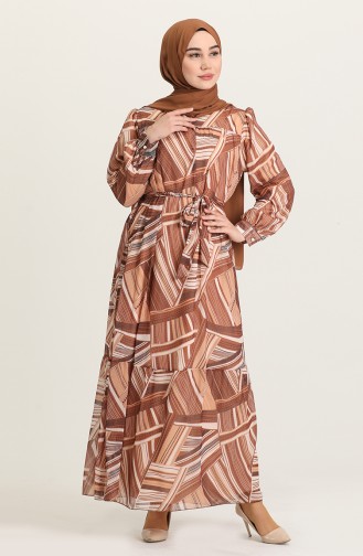 Camel Hijab Dress 21Y3138400-01