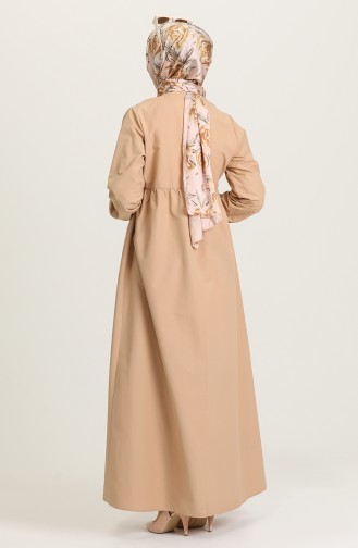 Robe Hijab Camel 6893-03