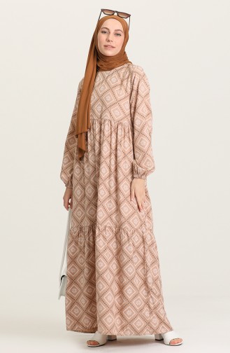 Mink Hijab Dress 21Y8362-04