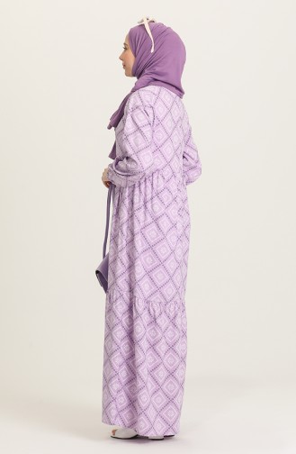 Violet Hijab Dress 21Y8362-05