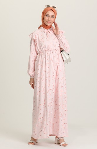 Robe Hijab Poudre 21Y8364-09