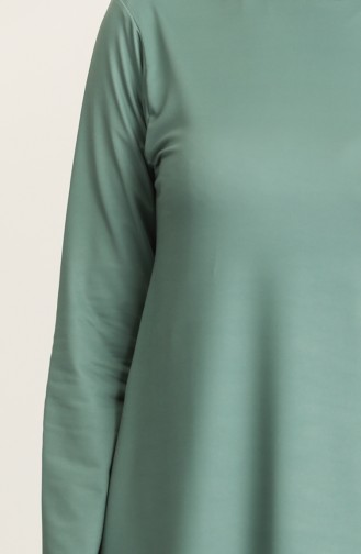 Green Swimsuit Hijab 21628-02