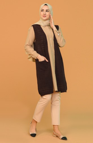 Lila Strickjacke 4312-08