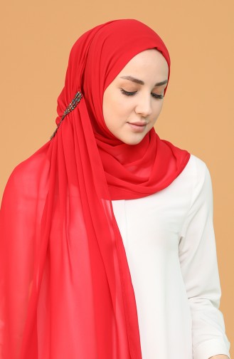 Red Ready to Wear Turban 0007-26