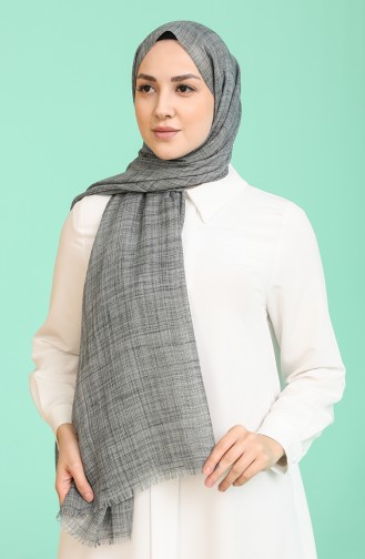 Cosmos Shawl Gray Black 18-0001-09